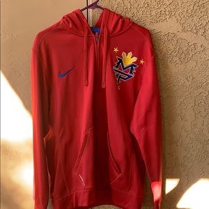 Manny Pacquio Nike Hoodie Sweatshirt Red